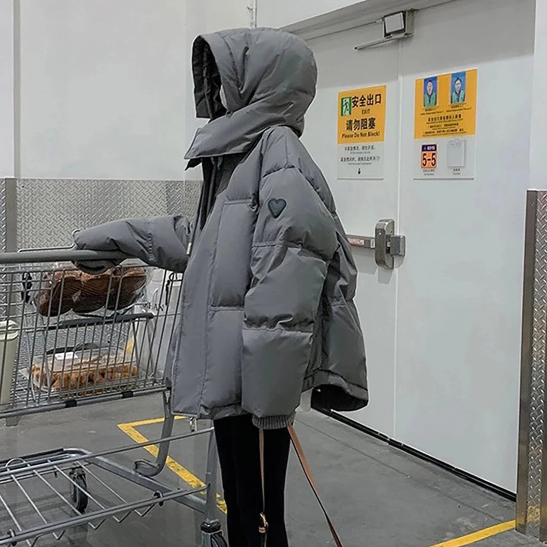 Japanese Fashion Winter Jacket Kawaii Side