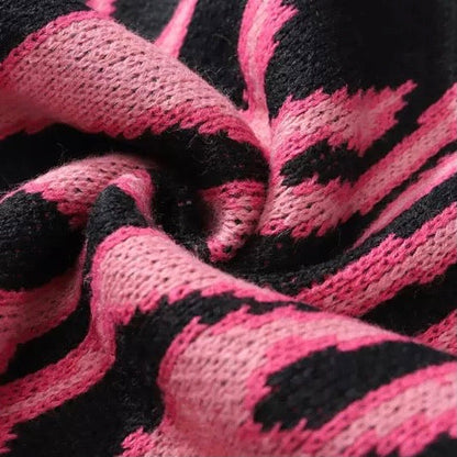 Pink Flame Sweatshirt Kawaii Side