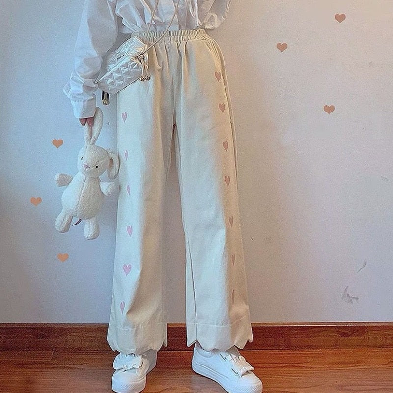 Harajuku Kawaii Japanese Style Pants Kawaii Side