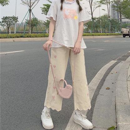 Harajuku Kawaii Japanese Style Pants Kawaii Side