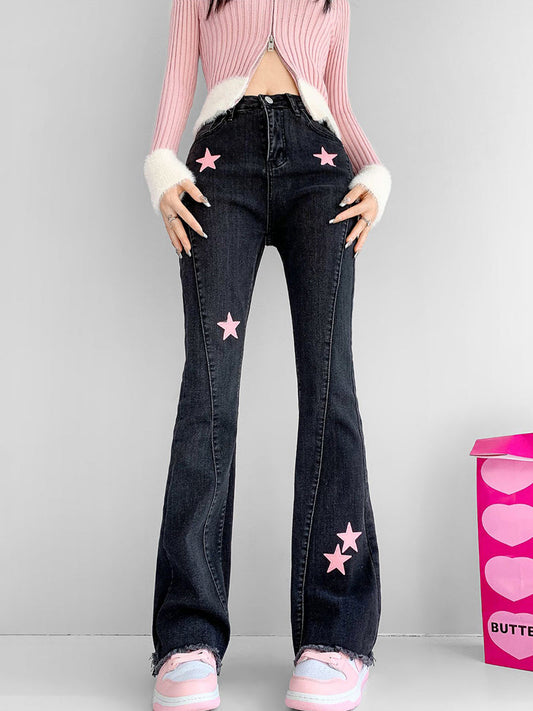 Kawaii Star Harajuku Jeans Kawaii Side