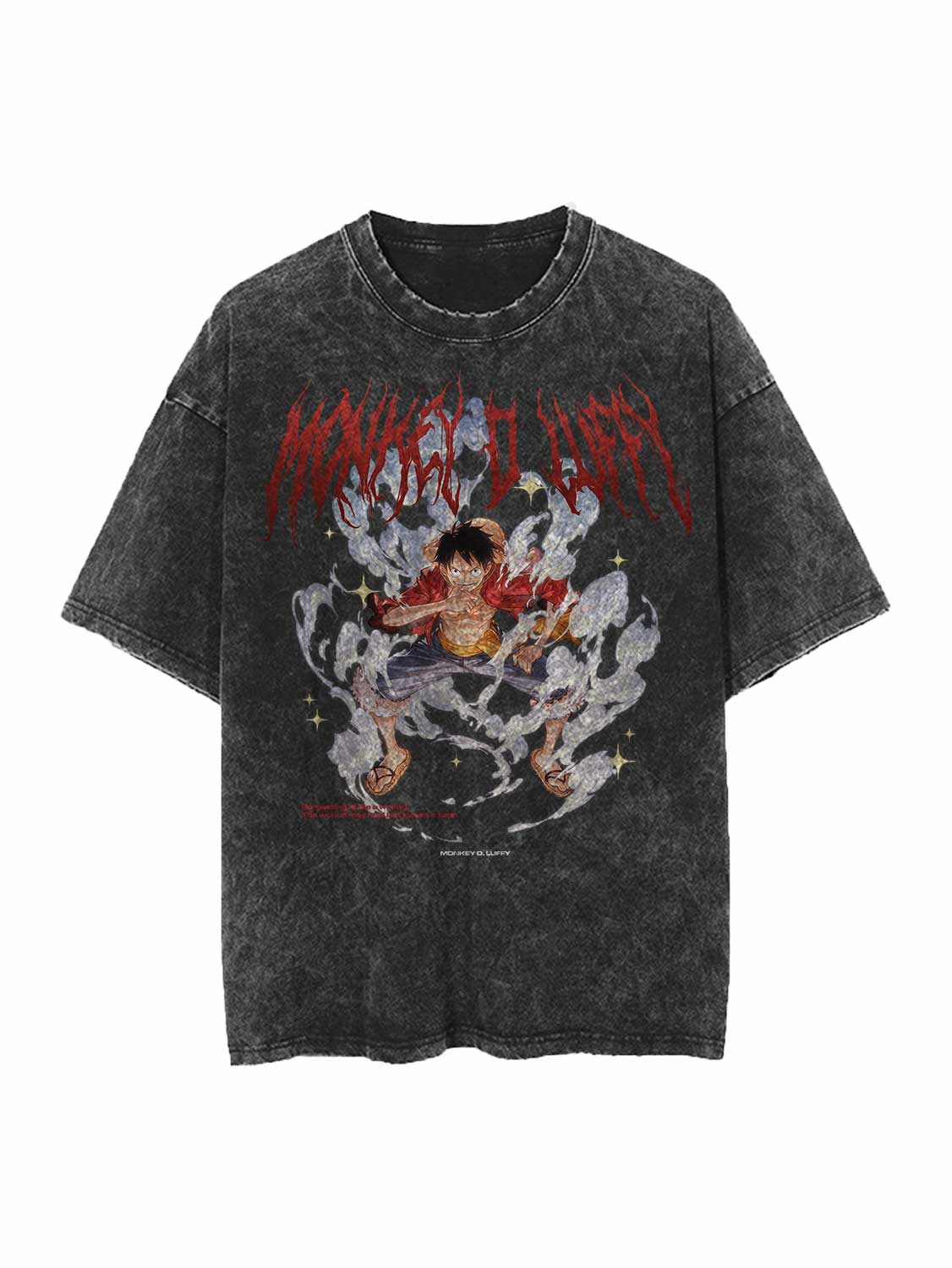 LUFFY VINTAGE OVERSIZE TEE Kawaii Side
