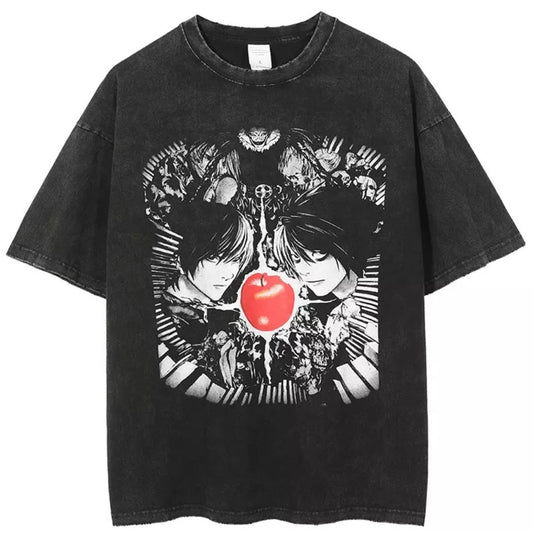 Last Apple Graphic T-Shirt Kawaii Side