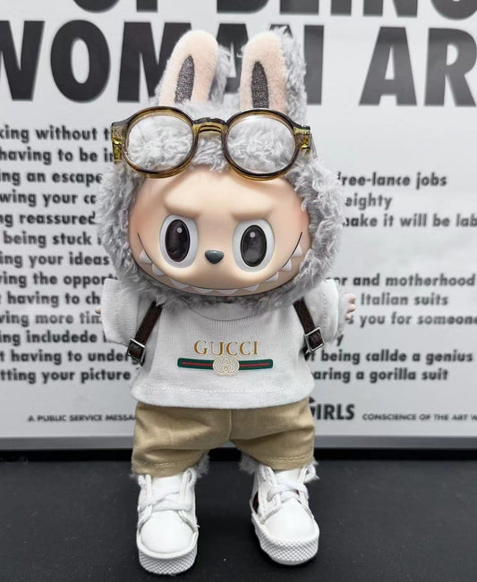 Gucci-Inspired Labubu Casual Streetwear - (Labubu Not Included)