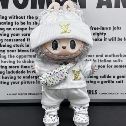 White Multicolor Monogram Louis Vuitton - (Labubu Not Inclued)