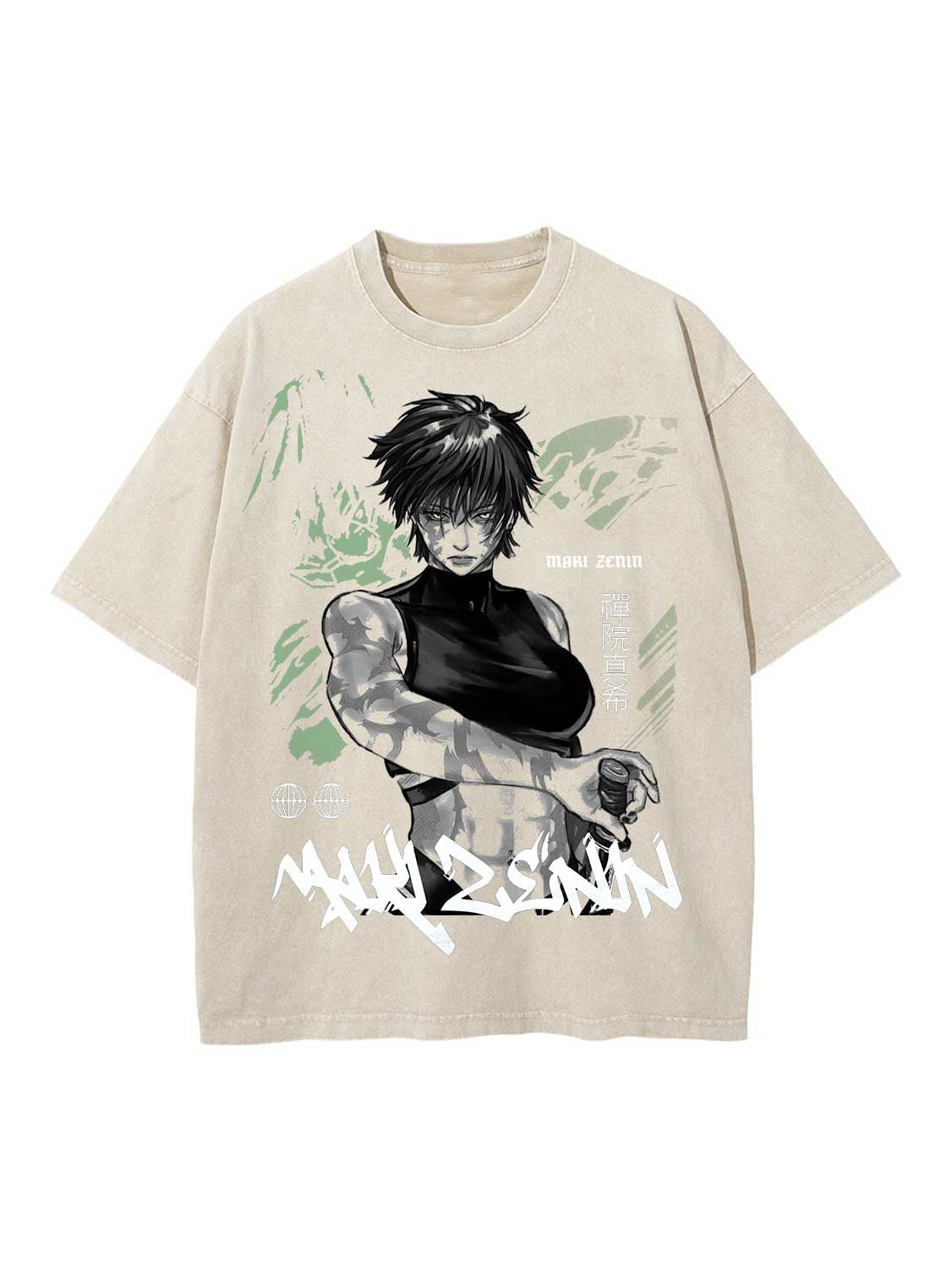 Maki Zenin Vintage Tee Kawaii Side
