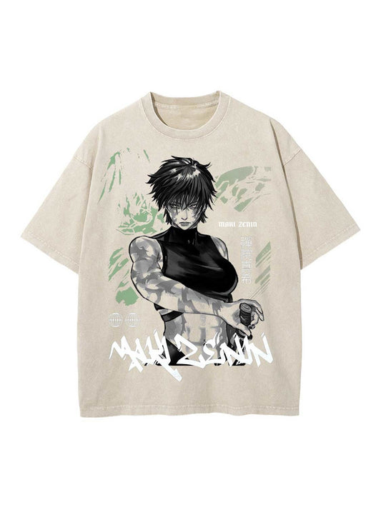Maki Zenin Vintage Tee Kawaii Side