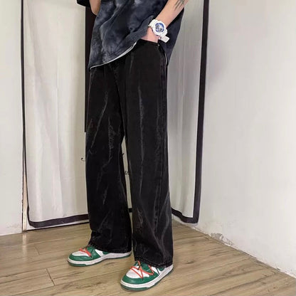 Paint Drip Baggy Jeans Kawaii Side