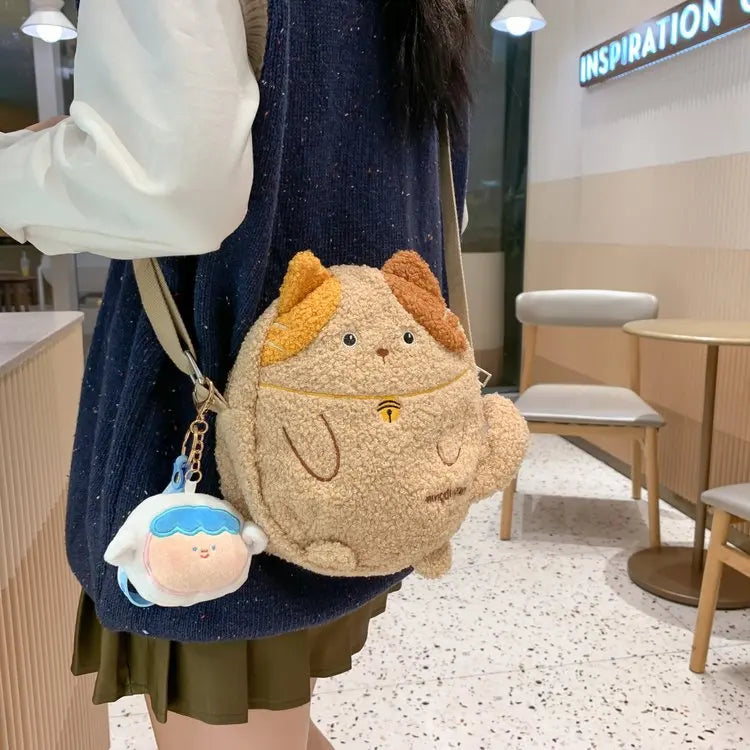 Kawaii Therapy Cat Harajuku Shoulder Bag – Limited Edition Kawaii Side