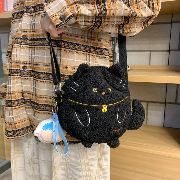 Kawaii Therapy Cat Harajuku Shoulder Bag – Limited Edition Kawaii Side