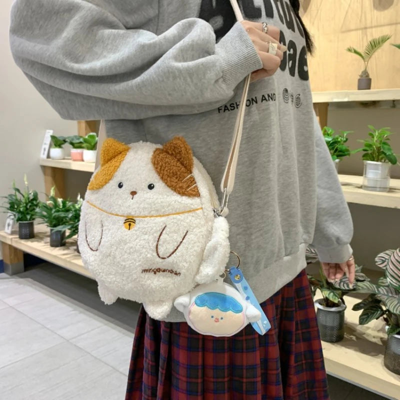 Kawaii Therapy Cat Harajuku Shoulder Bag – Limited Edition Kawaii Side