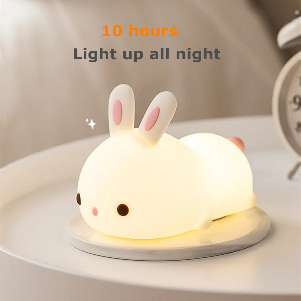 Kawaii Bunny Ears USB Silicone Lamp – Limited Edition Kawaii Side