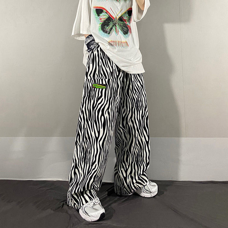 Zebra Print Pants Kawaii Side