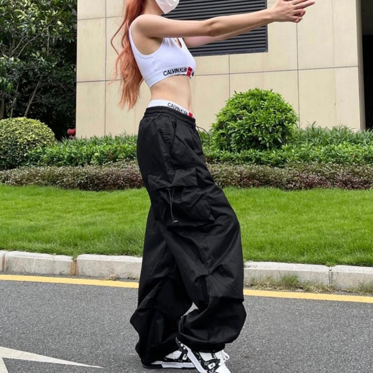 Parachute Cargo Y2K Pants Kawaii Side