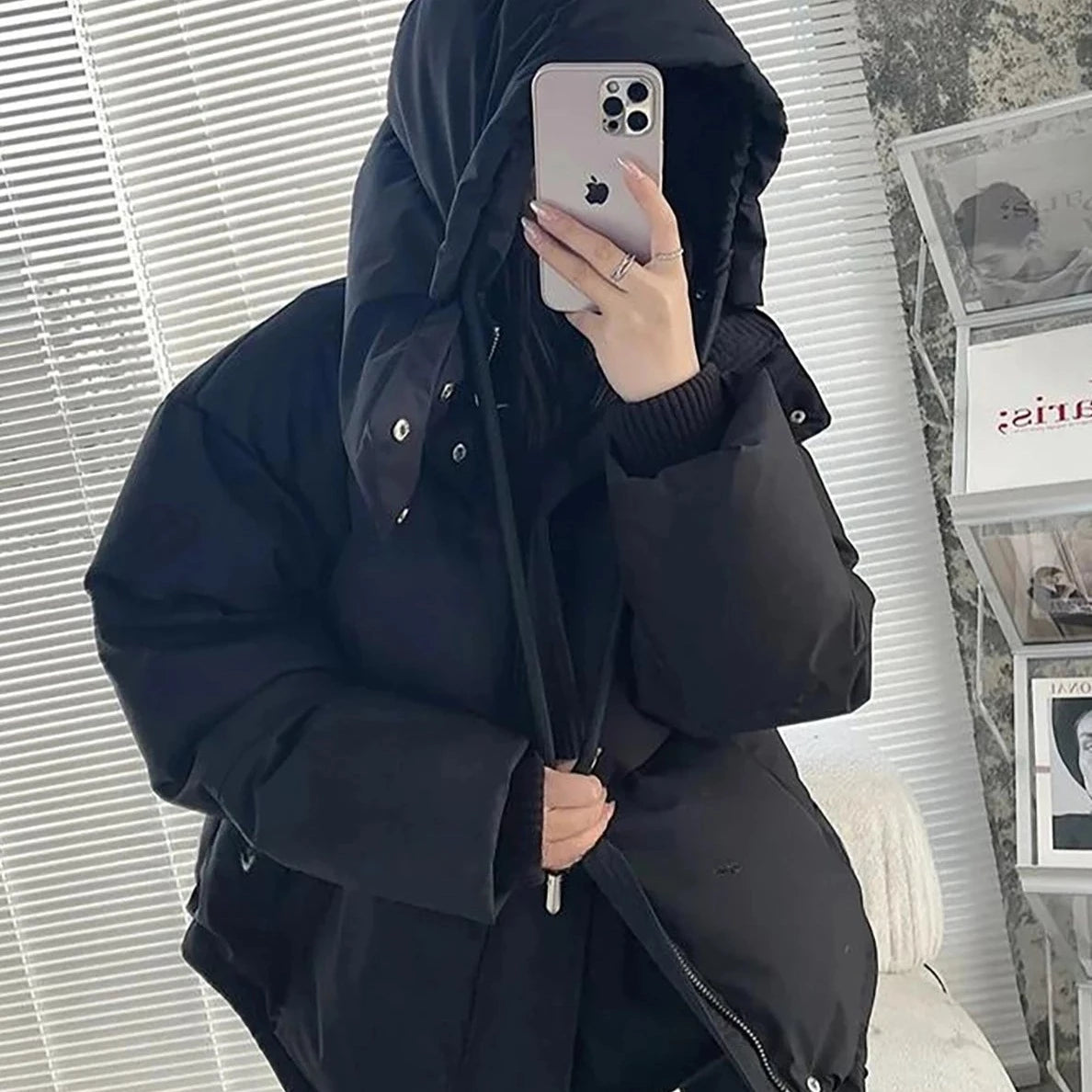 Japanese Fashion Winter Jacket Kawaii Side