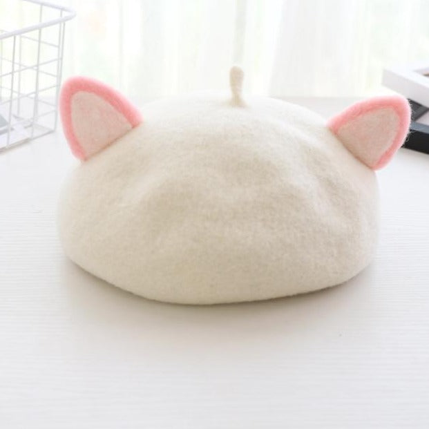 Cute Beret Cap Kawaii Side