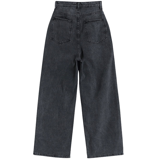 Retro Emoji Graffiti Jeans Kawaii Side