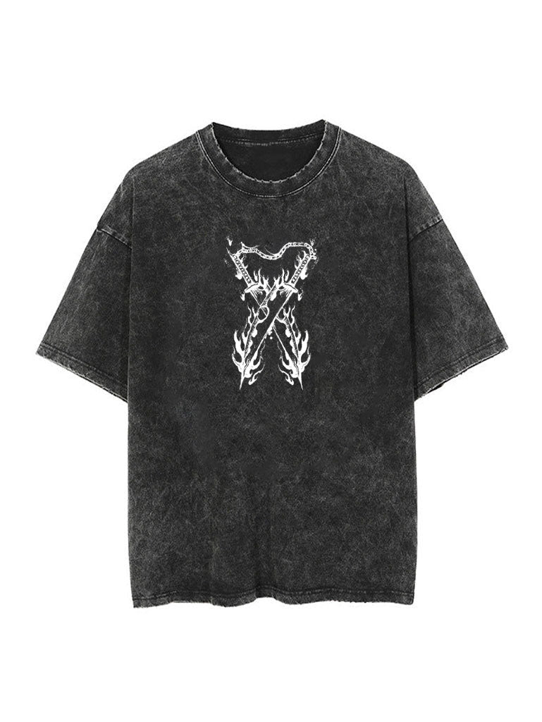 Lord Tengen 2-Sided Vintage Tee Kawaii Side