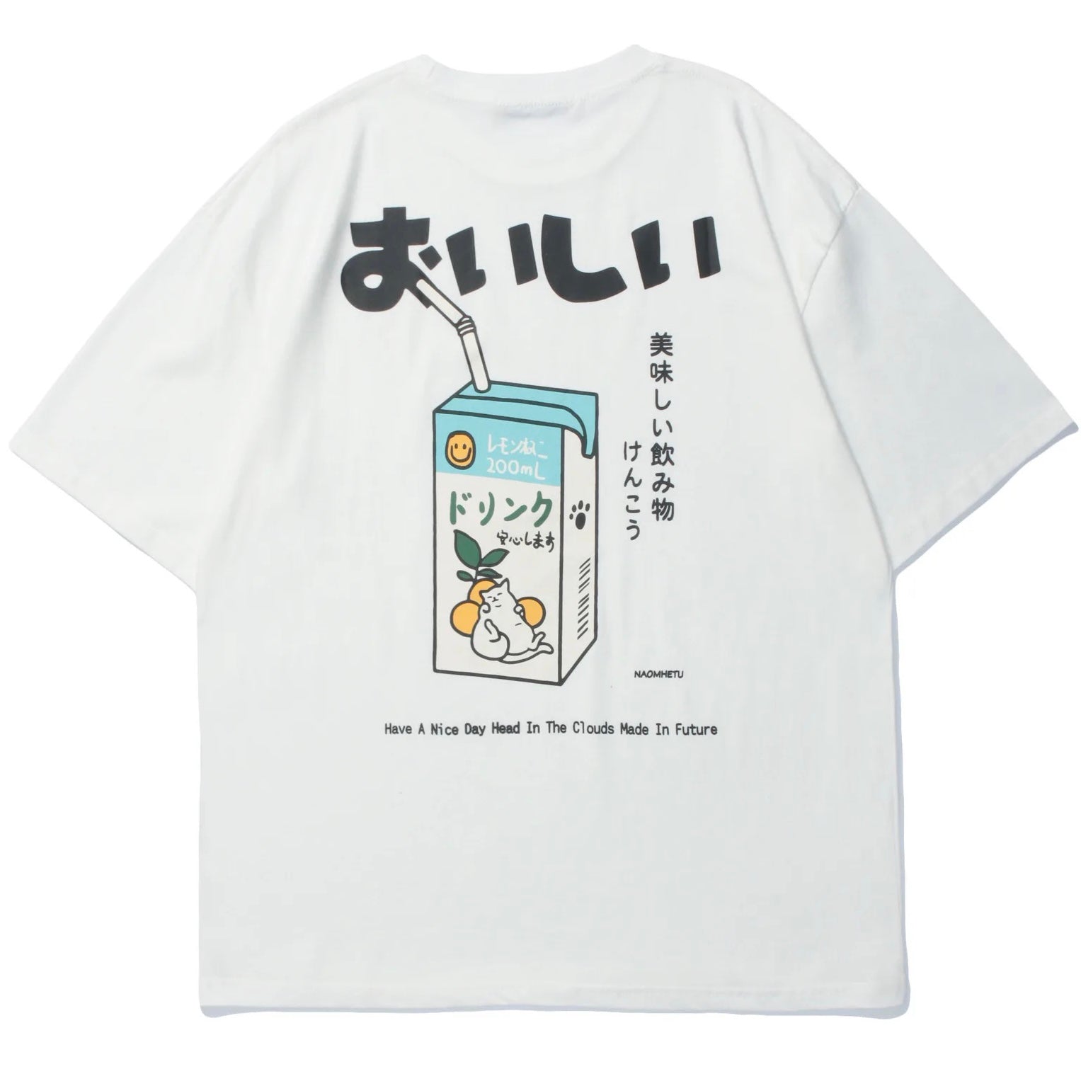 Juice Carton T-Shirt Kawaii Side