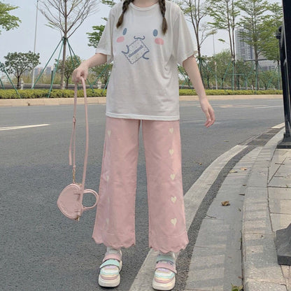 Harajuku Kawaii Japanese Style Pants Kawaii Side