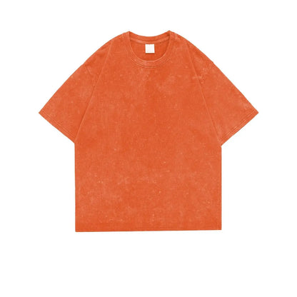 Acid Washed Basic Oversized T-Shirt - Kawaii Side