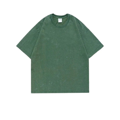 Acid Washed Basic Oversized T-Shirt - Kawaii Side