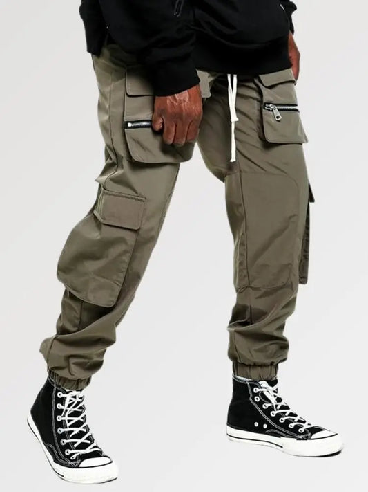 Cargo Pants Brown 'Akimodo' - Kawaii Side
