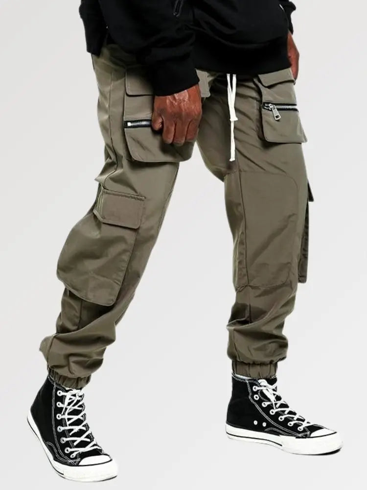 Cargo Pants Brown 'Akimodo' - Kawaii Side