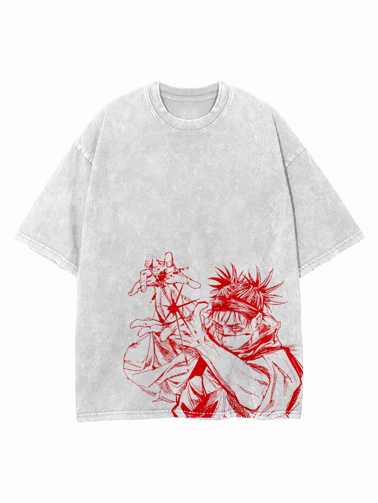 2-SIDED CHOSO VINTAGE OVERSIZE TEE Kawaii Side