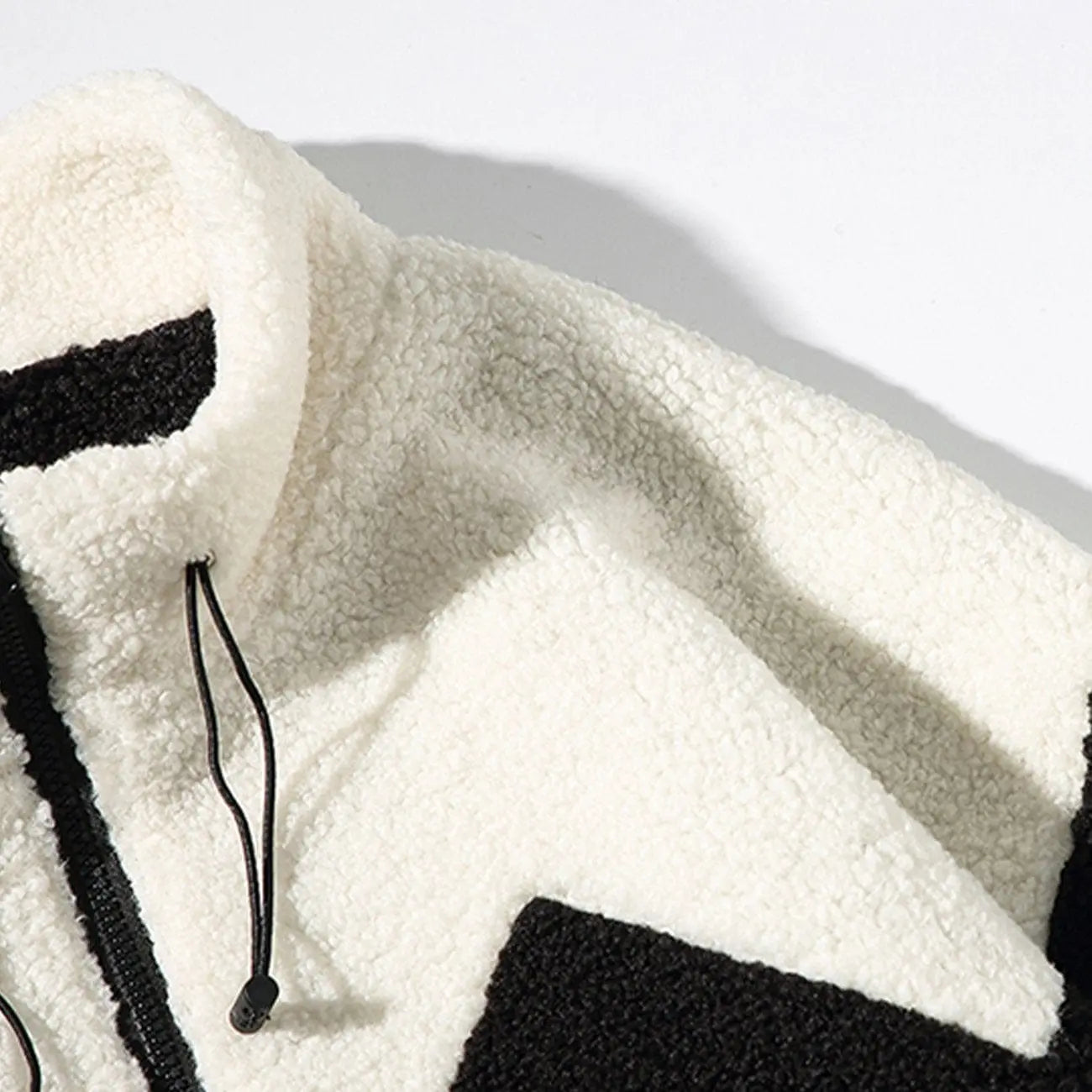 Color Matching Sherpa Winter Coat - Kawaii Side
