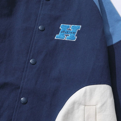 Contrasting Colors Patchwork Jacket - Kawaii Side