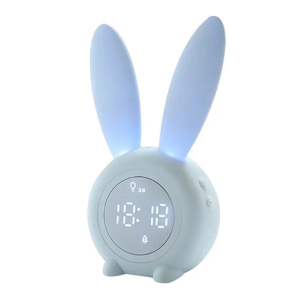 Cozy Setup Kawaii Bunny Led Digital Clock Kawaii Side