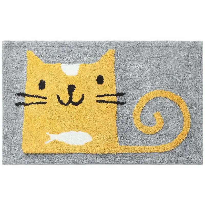 Cute Cartoon Letter Animals Friends Rugs & Mats - Kawaii Side