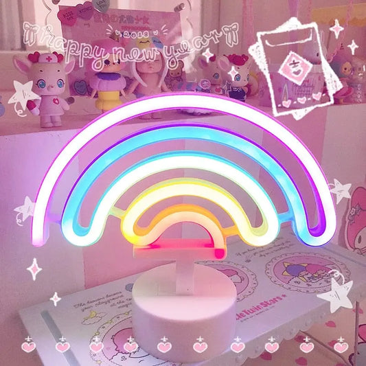 Luminária de Led Cute Arco-Iris - Kawaii Side