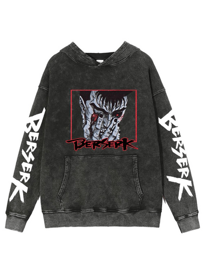 BLOOD TEARS FADED HOODIE Kawaii Side