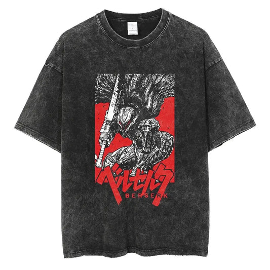 Berserk GUTS Raider Vintage Tee - Kawaii Side