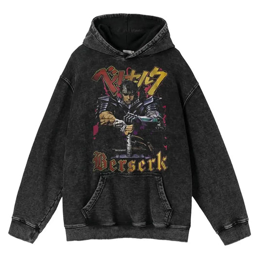 Berserk Guts Pride Vintage Hoodie - Kawaii Side