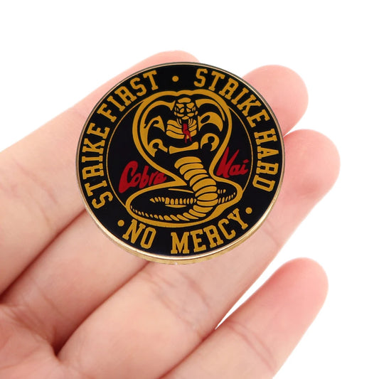 Snake Karate Dojo Enamel Pin