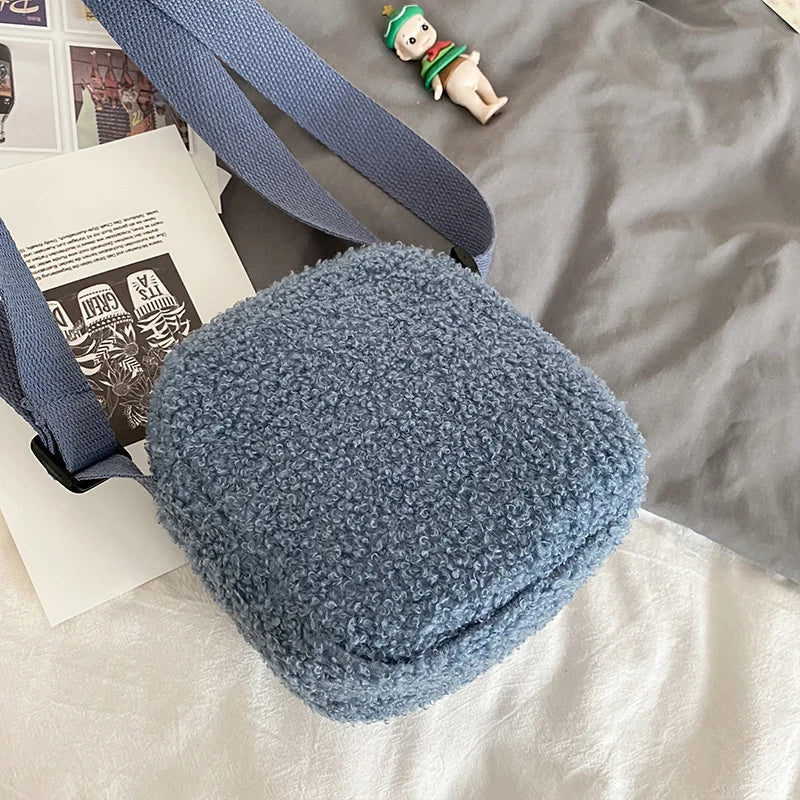 Kawaii Cute Bear Plush Shoulder Bag Kawaii Side