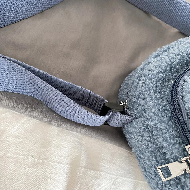 Kawaii Cute Bear Plush Shoulder Bag Kawaii Side