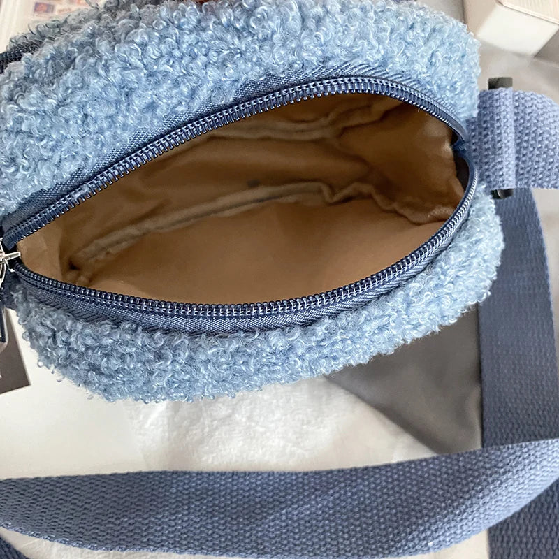 Kawaii Cute Bear Plush Shoulder Bag Kawaii Side