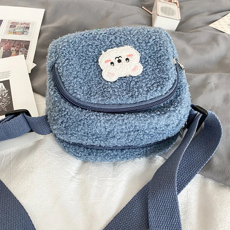 Kawaii Cute Bear Plush Shoulder Bag Kawaii Side