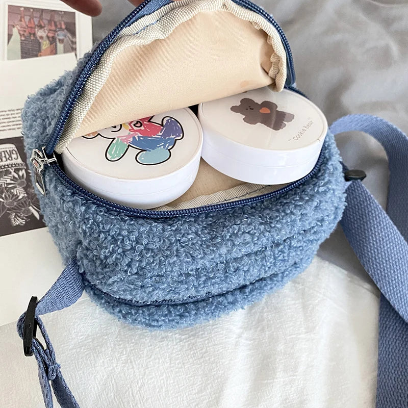 Kawaii Cute Bear Plush Shoulder Bag Kawaii Side