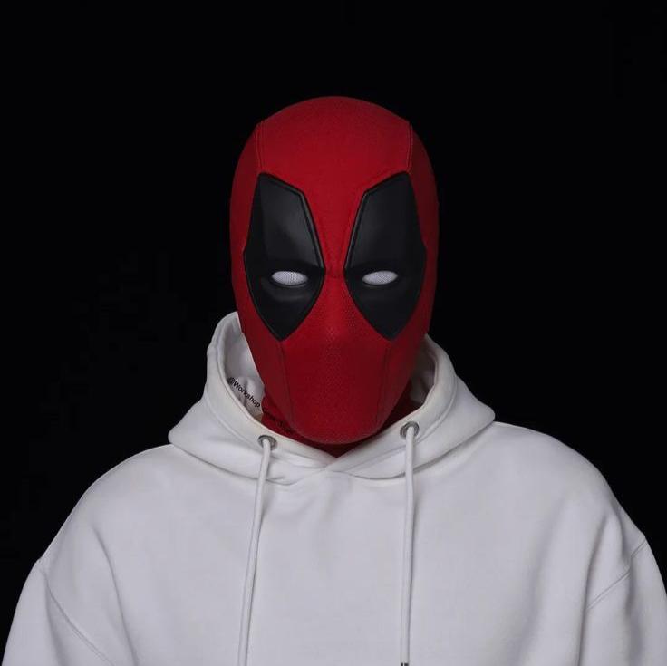 Deadpool Cosplay Halloween Mask Kawaii Side