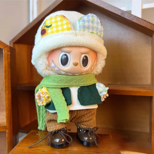 Sage Brown Outfit (Labubu Not Included)
