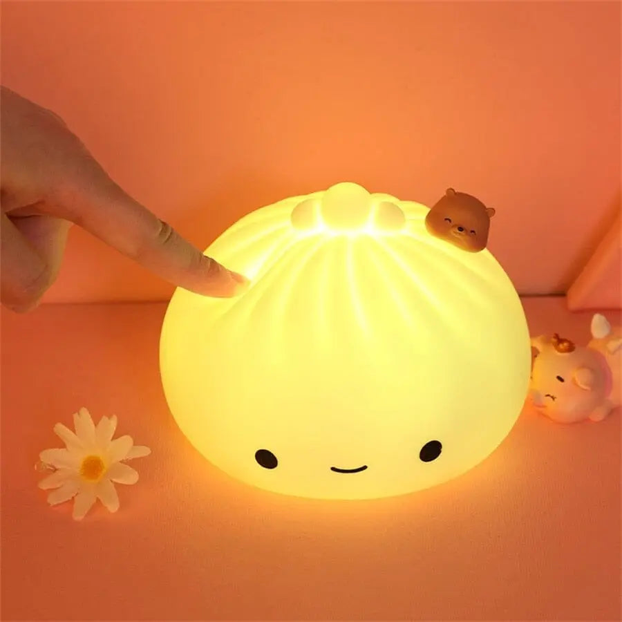 Paozinho Kawaii Luminária Led Silicone Macia - Kawaii Side