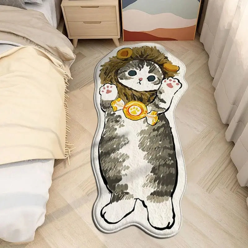 Kawaii Cartoon Kitty Cat Collection Rug & Mat - Kawaii Side
