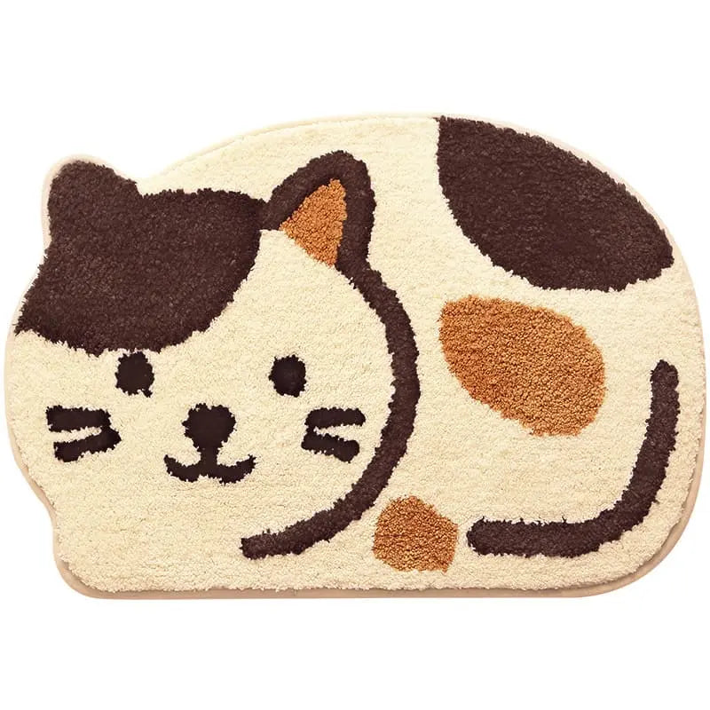 Kawaii Smile Cartoon Kitty Cat Rugs & Mats - Kawaii Side