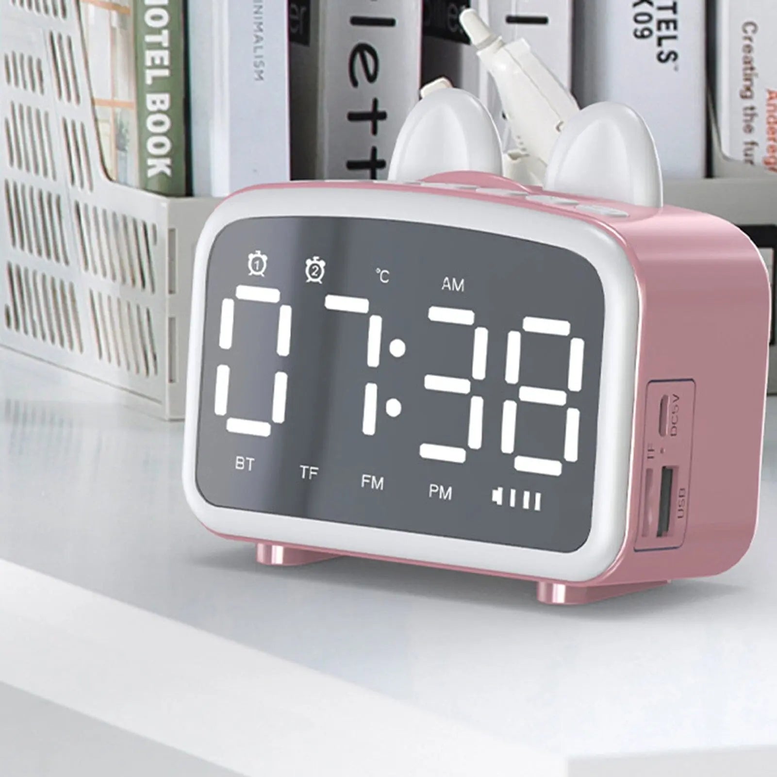 Despertador Kawaii Wireless com Orelhinhas - Kawaii Side