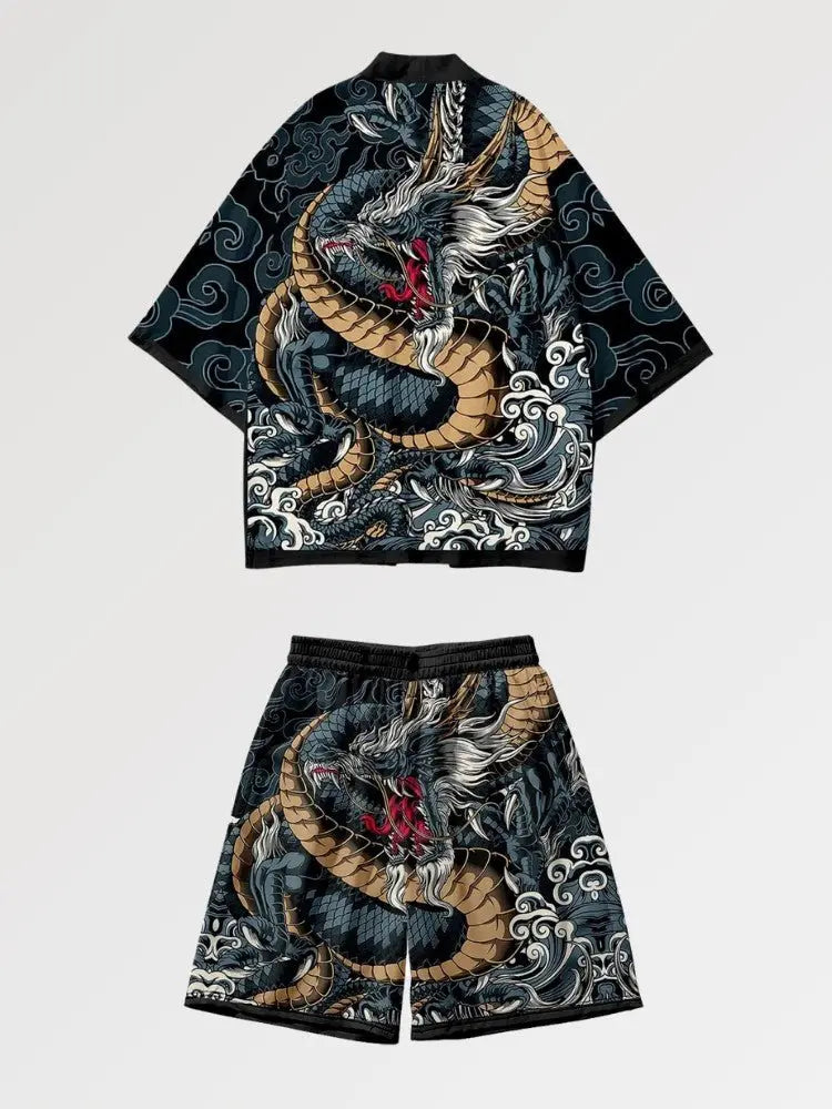 Kimono Set 'Ryu-Jin' - Kawaii Side
